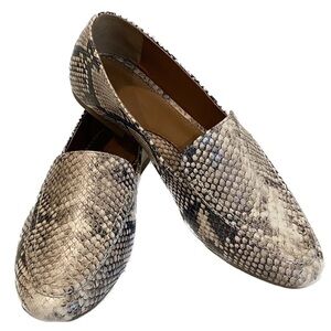 NWOT—Caslon Snake Print Embossed Loafers Size 6.5M
